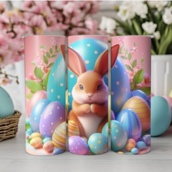 EASTER BUNNY TUMBLER - Picture 1 of 1